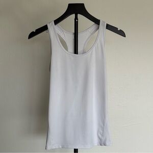Racerback Athletic Tank Top White XS